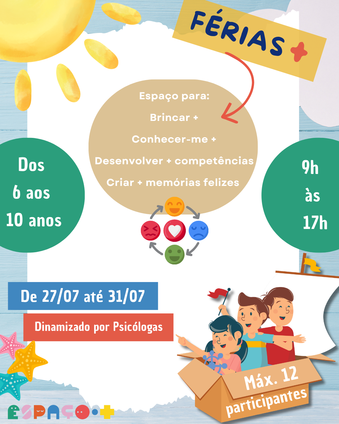 Cartaz Oficial FÉRIAS + pelo ESPAÇO +
